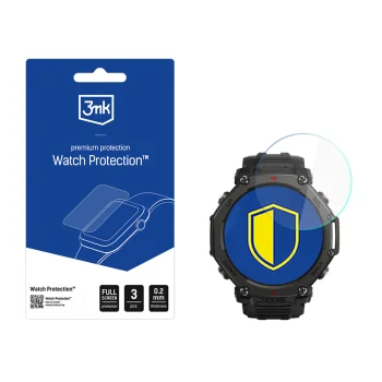 3mk Watch Protection FlexibleGlass Hybrid Glass for Amazfit T-Rex 3 Pro 48mm