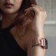 Uniq Dante nerūdijančio plieno dirželis Apple Watch 38/40/41mm, rausvojo aukso