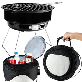 Nešiojamas turistinis grilis su izoliaciniu krepšiu Easy BBQ
