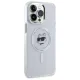 Karl Lagerfeld iPhone 14 Pro Max dėklas IML Metal Choupette Head MagSafe, baltas