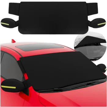 Automobilio priekinio stiklo uždangalas nuo šalčio ir saulės Xtrobb, 183 x 80 cm, juodas