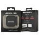 AMG Leather Big Logo odinis dėklas AirPods 1 / 2, juodas