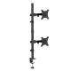 Maclean MC-967 dviejų monitorių stalinis laikiklis, 13-27\", 9kg, VESA 100x100