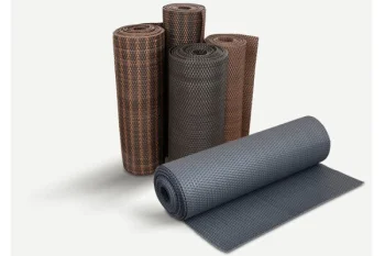 Dekoratyvinis apsauginis tinklelis MIKKO Rattan MK03, 1 x 20 m, grafito pilka