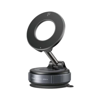 Joyroom JR-ZS501 Magnetic Dashboard Car Phone Mount Compatible with MagSafe - Dark Gray