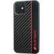 Audi Carbon Fiber Stripe telefono dėklas iPhone 11 / XR 6.1\", juodas