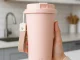 Automatinis terminis puodelis su USB-C jungtimi, 350 ml, rožinis
