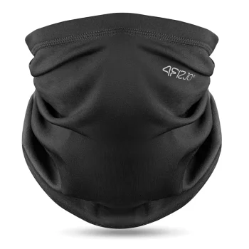 Termo kaklo mova unisex 4FIZJO, juoda