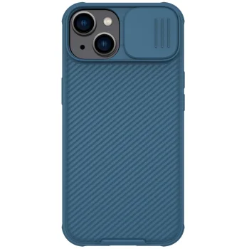 Nillkin CamShield Pro dėklas Apple iPhone 14 Plus su kameros dangteliu, mėlynas