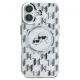 Karl Lagerfeld dėklas iPhone 16 telefonui IML Monogram Karl&Choupette, skaidrus