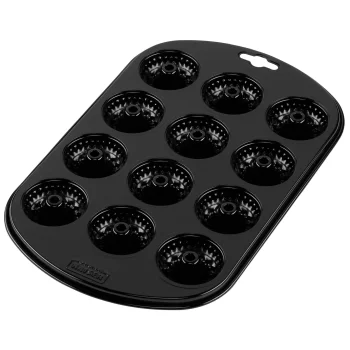 Kaiser Inspiration Mini Muffin Pan for 12 Muffins, Black