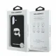 Karl Lagerfeld Silicone Karl & Choupette MagSafe dėklas iPhone 16 telefonui, juodas