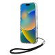 Karl Lagerfeld dėklas iPhone 16 telefonui IML Zebra Pattern & Cord, juodas