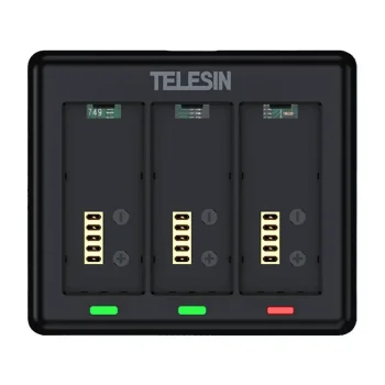 Telesin 3 baterijų įkroviklis, skirtas GoPro HERO 13 (S0-BCG-12-TGP)