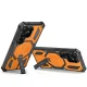 Tech-Protect MagBlast dėklas ir 2 apsauginiai stiklai Samsung Galaxy S26 Ultra, juodas/oranžinis