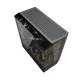 Darkflash DY460 kompiuterio korpusas su 4 ARGB ventiliatoriais, juodas