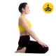 4Fizjo apvali meditacijos ir jogos pagalvėlė ZAFU, juoda