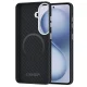 Tech-Protect Ion Carbon MagSafe Case for Samsung Galaxy S26 - Black / Silver