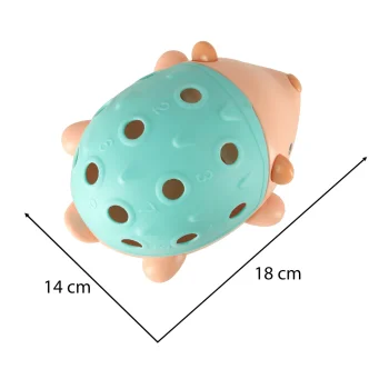 Sensory Hedgehog Montessori Toy for Fine Motor Skills Development, Blue
