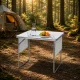 Multigarden sulankstomas turistinis stalas, 120x60 cm, baltas