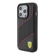 Ferrari Perforated Waves dėklas, skirtas iPhone 15 Pro, juodas