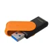 Kingston DataTraveler Exodia S 256GB USB 3.2 atmintinė, juoda/oranžinė