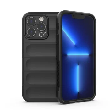 Magic Shield Case for iPhone 13 Pro Shockproof TPU Cover, Black