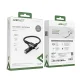 Garso adapteris Acefast C1-07 USB Type C į 3.5 mm lizdą, 18 cm, DAC, juodas