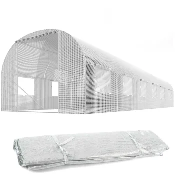 Plonos šiltnamio plėvelė 3x6 m (18 m²), balta