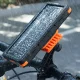Magnetinis vandeniui atsparus dviračio telefono laikiklis Rockbros HW-87, juodas