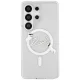 Karl Lagerfeld IML KC Script MagSafe dėklas Samsung Galaxy S26 Ultra, skaidrus