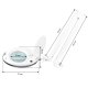 Elegante 6027 5D LED stalinė lempa-lupa, 10W