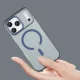 Magnetic Abrasive iPhone 17 Pro Max Case with MagSafe, Matte Blue