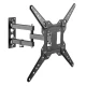 Maclean MC-701N TV ir monitoriaus sieninis laikiklis 23-55\", iki 30 kg, juodas