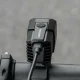 Priekinis dviračio žibintas Rockbros RHL1600 1600 lm USB-C, juodas