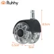Ruhhy 25280 Ratukai biuro kėdei, 11x22 mm, 5 vnt., pilki