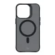 3mk iPhone 14 Pro Max dėklas Smoke MagCase, pusiau skaidrus