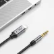 Tech-Protect UltraBoost Audio Lightning į 3.5mm Jack laidas, 1m, juodas