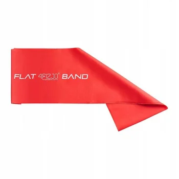 4Fizjo FLAT BAND reabilitacijos mankštos juosta (2-4 kg), raudona