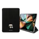 Atverčiamasis planšetinio kompiuterio dėklas Karl Lagerfeld Saffiano Karl Head iPad Pro 11\", juodas