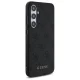 Guess Samsung Galaxy S24 FE dėklas 4G Metal Gold Logo, pilkas