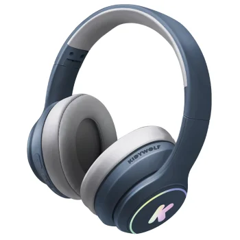 Kidywolf K-EARS Wireless Kids Headphones, Blue