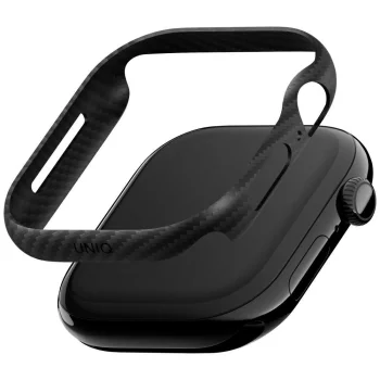 Apsauginis dėklas Apple Watch 46mm Uniq Keva Verge, juodas