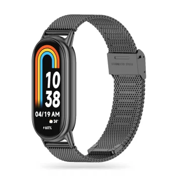Tech-Protect MilaneseBand dirželis Xiaomi Smart Band 8 / 8 NFC, juodas