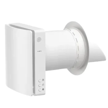 Vienos patalpos rekuperatorius plonoms sienoms iki 46 m², Wi-Fi, Tuya, baltas