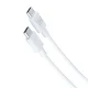 3mk Hyper Charger PD GaN 25W tinklo įkroviklis su USB-C laidu, baltas