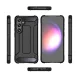Atsparus dėklas Hybrid Armor, skirtas Samsung Galaxy S24 FE, juodas