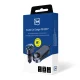 3mk dvigubas automobilinis įkroviklis 135W PD QC PPS (USB-C + USB-A), juodas