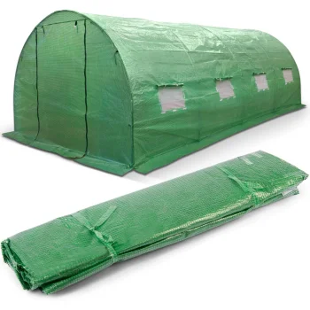 Plonos šiltnamio plėvelė 2x4.5m (9m2), žalia