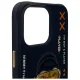 Dėklas iPhone 15 Pro Max telefonui Nimmy Cool&Cute 2.0 Monkey, juodas